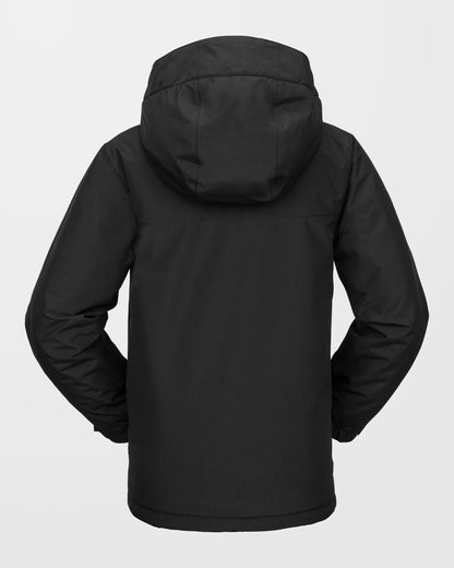 Stone.91 Isolierte Jacke – Schwarz – (KINDER)