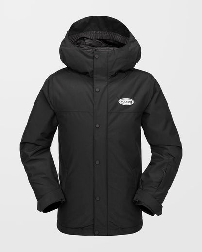 Stone.91 Isolierte Jacke – Schwarz – (KINDER)