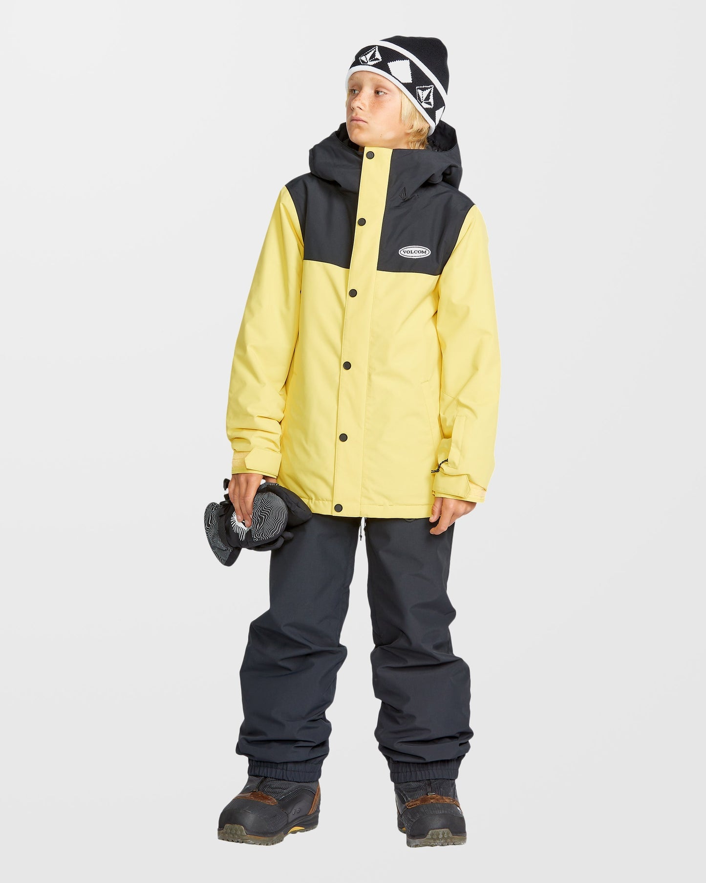 Stone.91 Isolierte Jacke – Dunkelgelb – (KINDER)