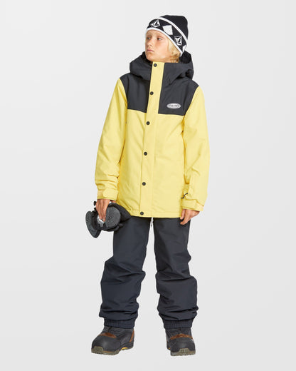 Stone.91 Isolierte Jacke – Dunkelgelb – (KINDER)