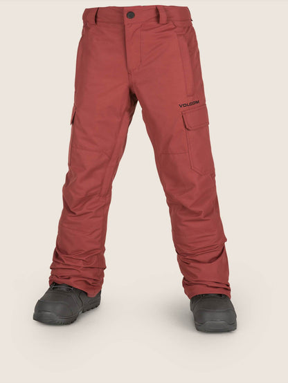 cargo-ins-pant-burnt-red (Enfant)