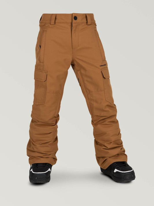 Isolierte Cargo-Schneehose – KARAMELL (Kinder)