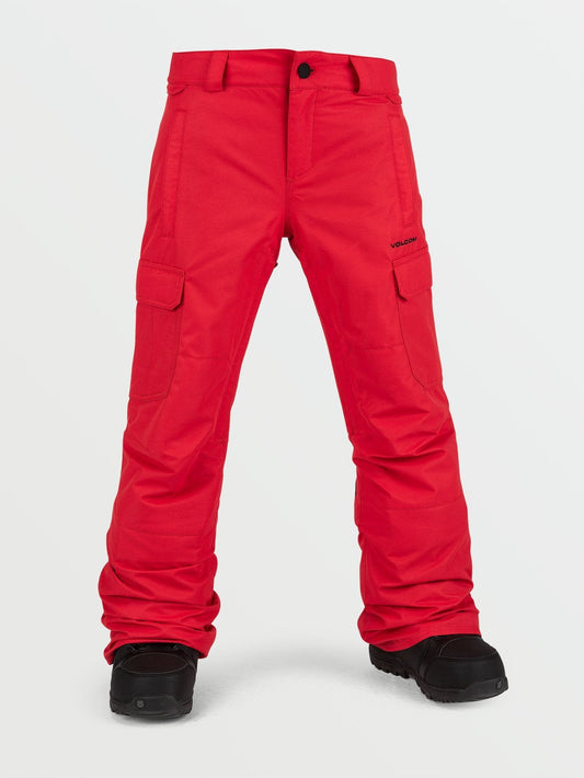 Cargo-Isolier-Schneehose – Rot (Kinder)