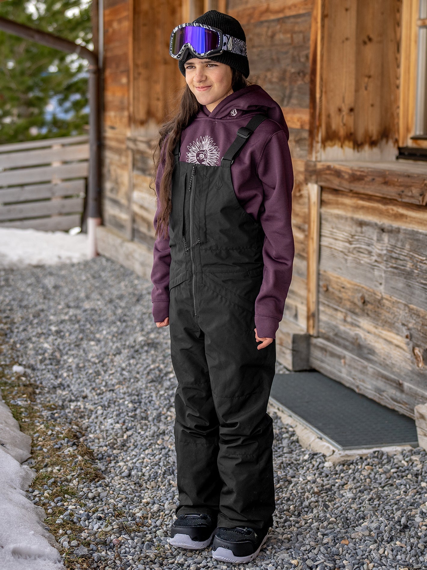 Barkley Insulated Overalls - BLACK - (Children)