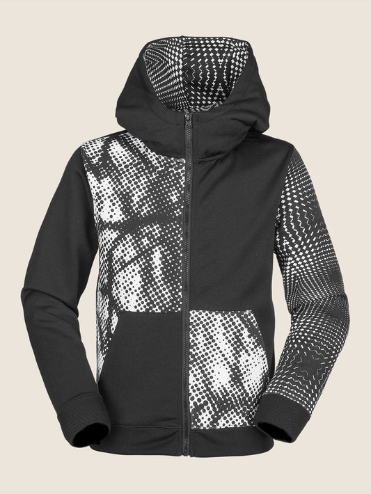 Grohman-Fleece-Schwarz-Weiß (Kind)