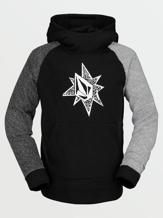 Reitfleece-Sweatshirt – Schwarz (Kinder)