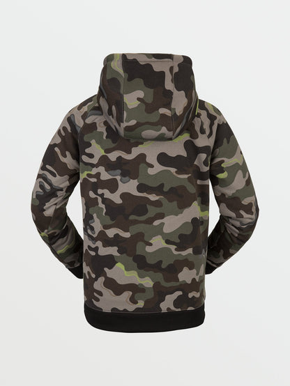 Youth Riding Fleece Hoodie - ARMY - (Children)