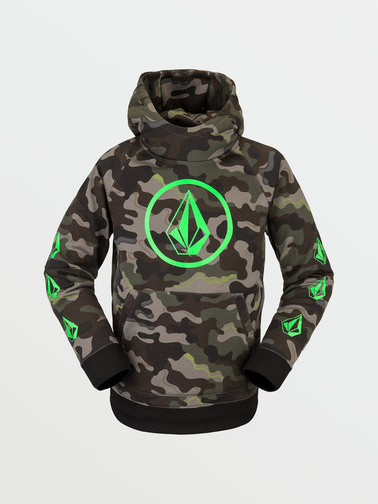 Sweat à capuche polaire Youth Riding - ARMY - (Enfant)