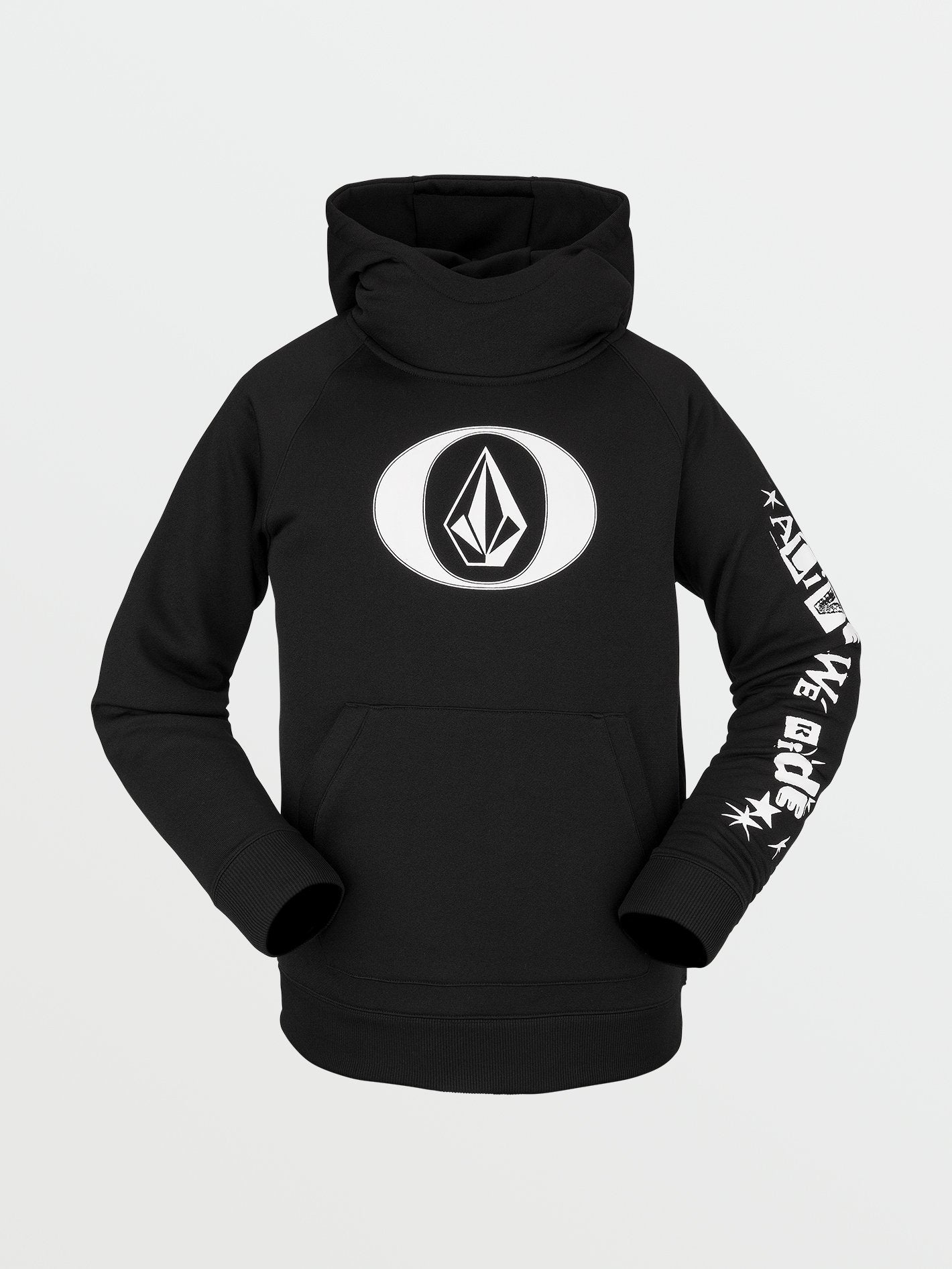 Fleece-Hoodie für Jugendliche zum Reiten – SCHWARZ – (Kinder)