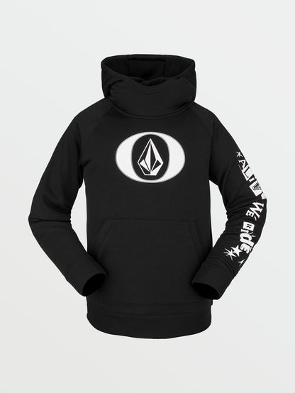 Fleece-Hoodie für Jugendliche zum Reiten – SCHWARZ – (Kinder)