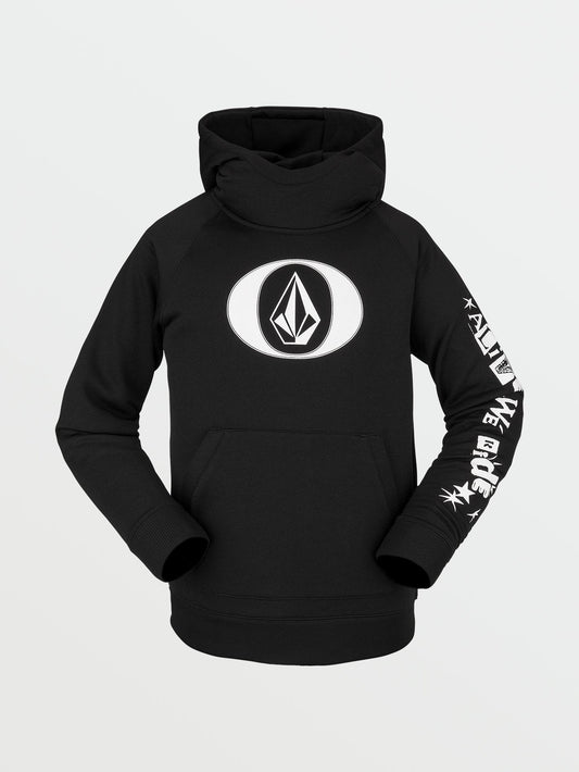Sweat à capuche polaire Youth Riding - BLACK - (Enfant)