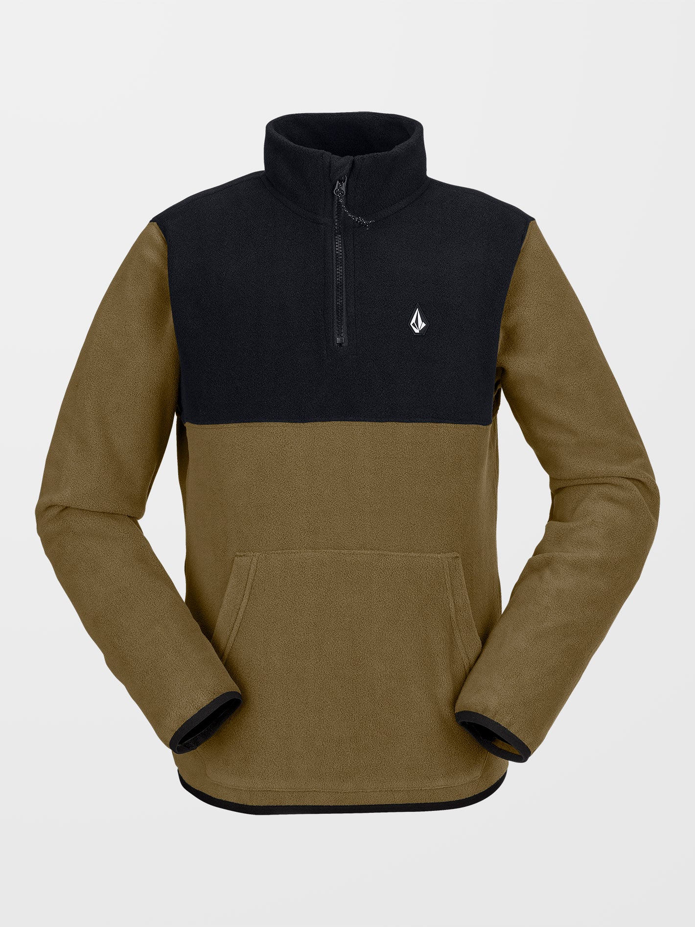 Polarfleece-Sweatshirt – Dunkles Teakholz – (Kind)
