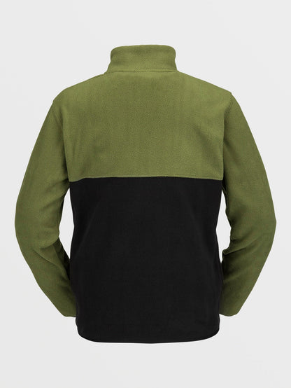 Youth Half-Zipped Polar Sweatshirt - MILITARY - (Children)
