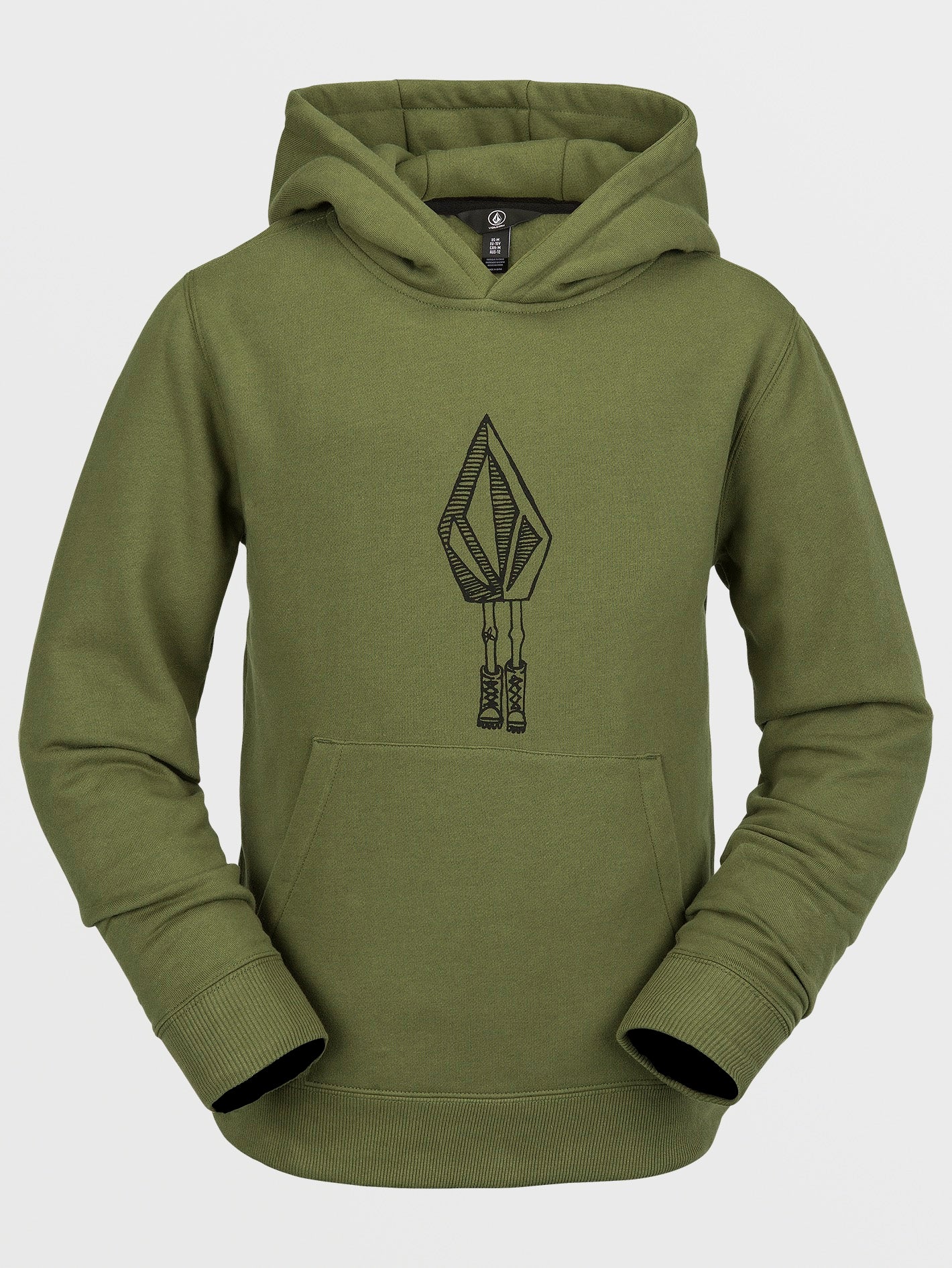 Hotlapper Hoodie - MILITÄR - (Kinder)