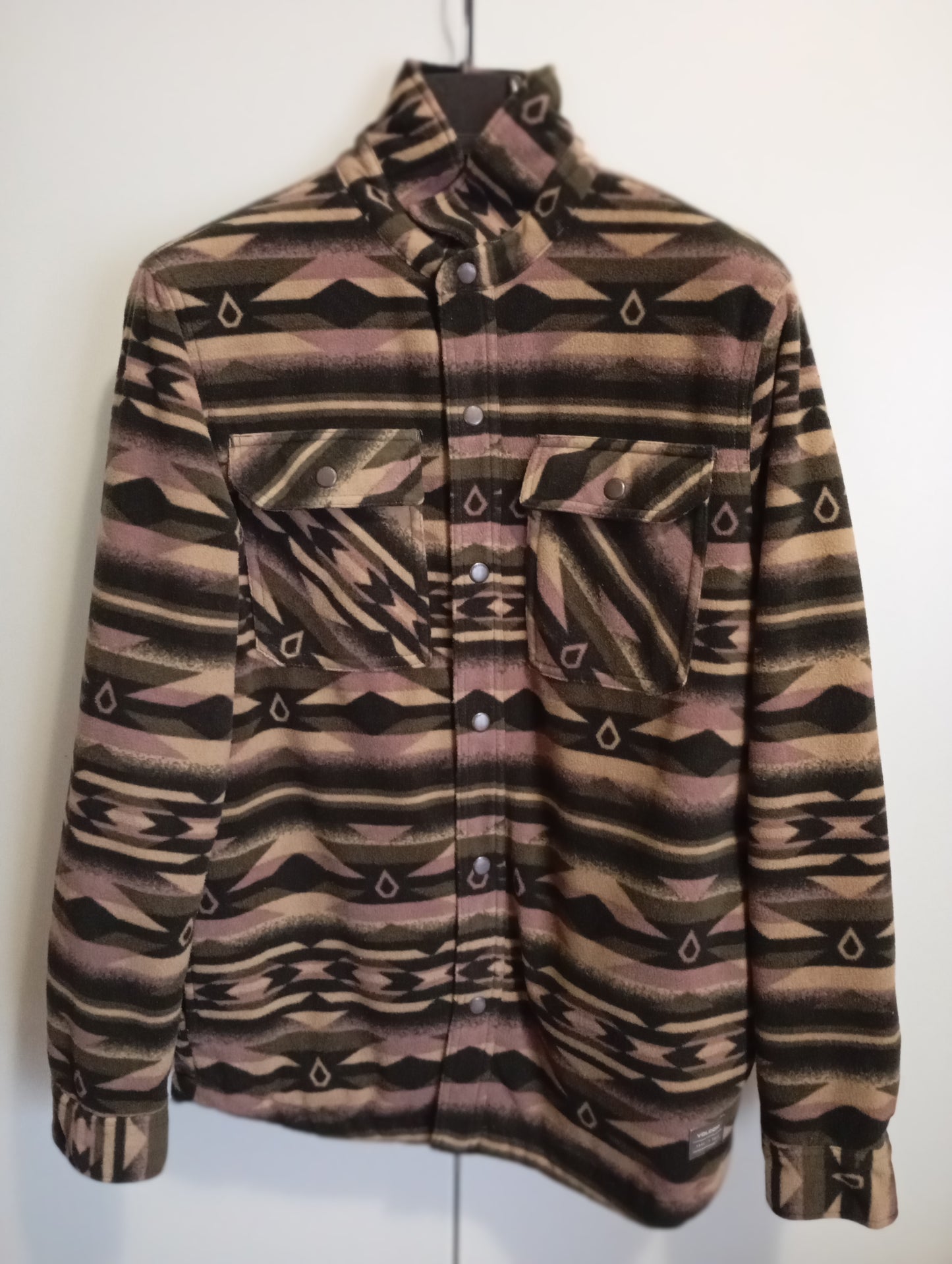 Bowered Fleece Hemdjacke - MILITARY
