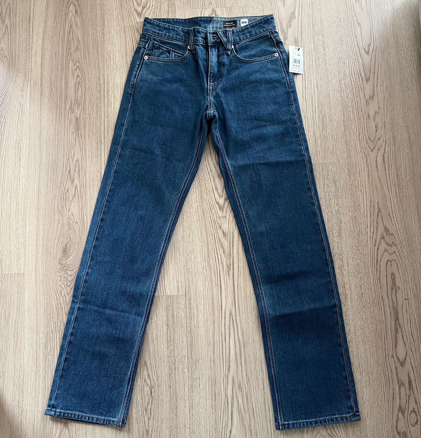 Jean Solver Modern Straight - WASHED BLUE