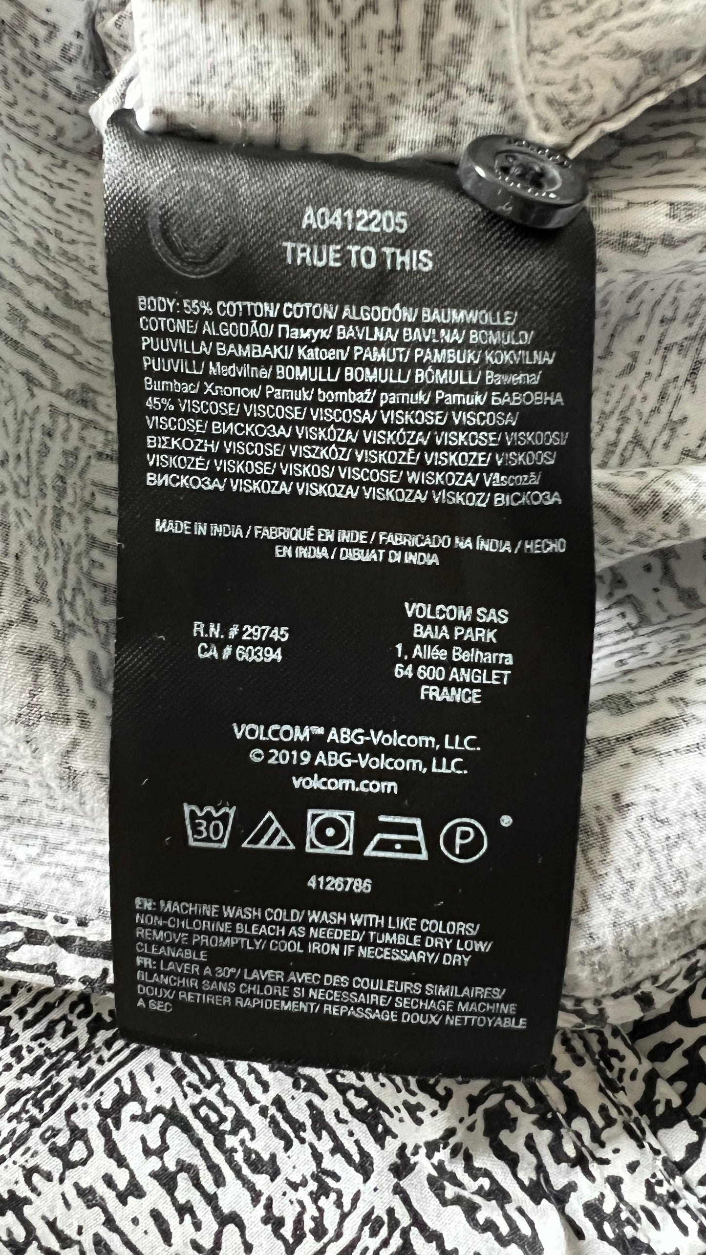 Trick Bag Hemd - CLOUD