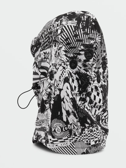 Capuche Hydro Fleece Hood Thingy - Black White