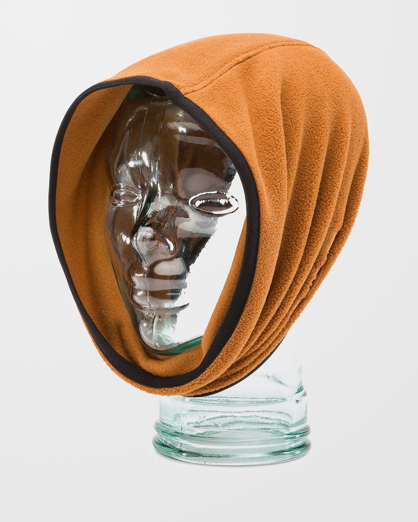 Abnehmbarer Fleece-Halswärmer – Karamell