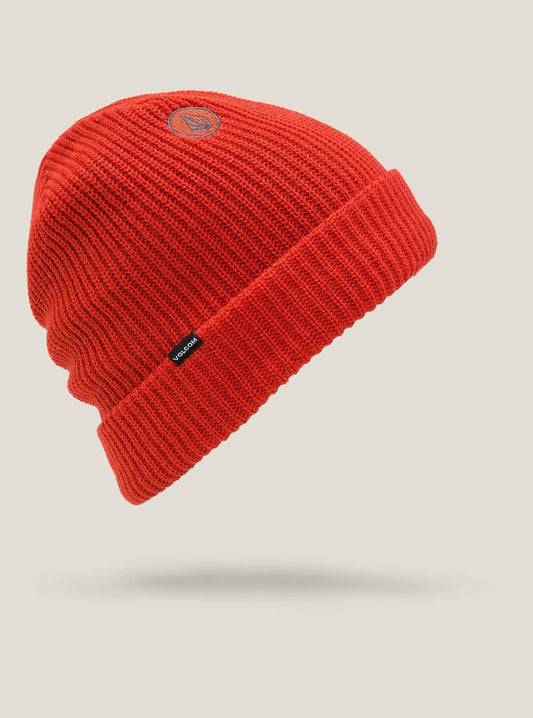 Beanie mit gefütterter Schleife - Gebranntes Orange