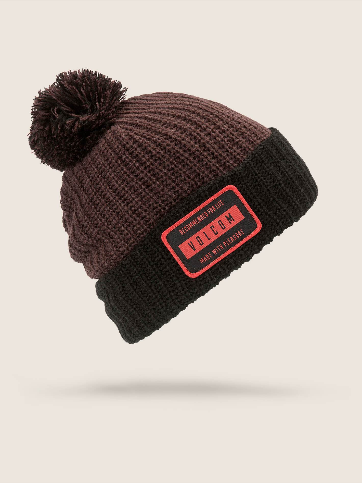 TTT Gefütterte Beanie - Schwarz Rot