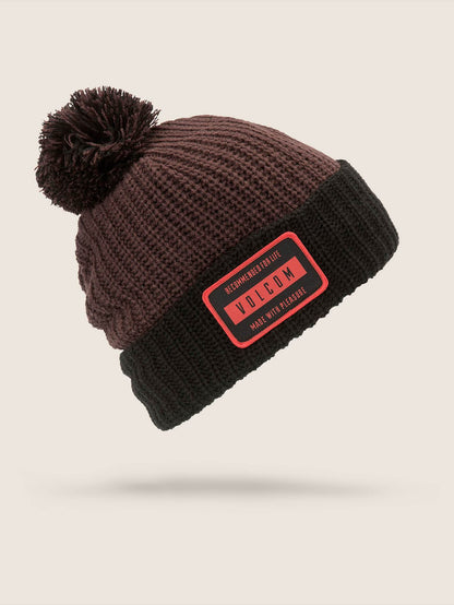 TTT Gefütterte Beanie - Schwarz Rot