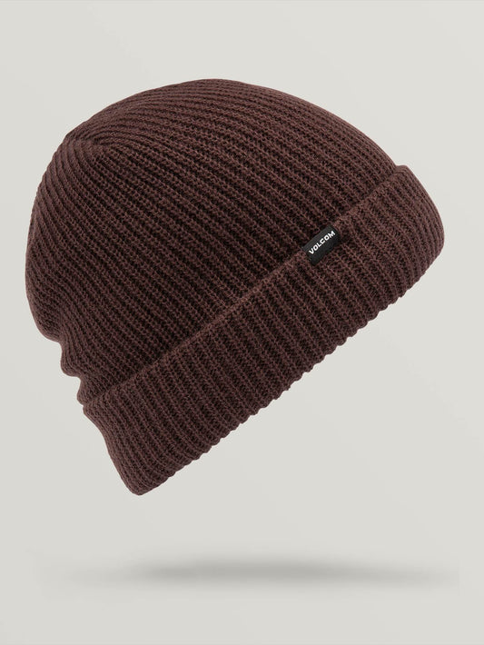 Beanie mit gefütterter Schleife - SCHWARZ ROT