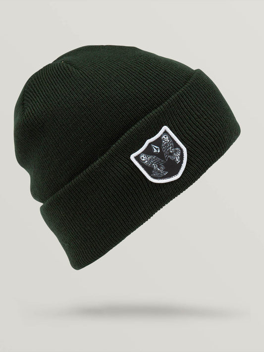Stoned Beanie - DUNKELGRÜN