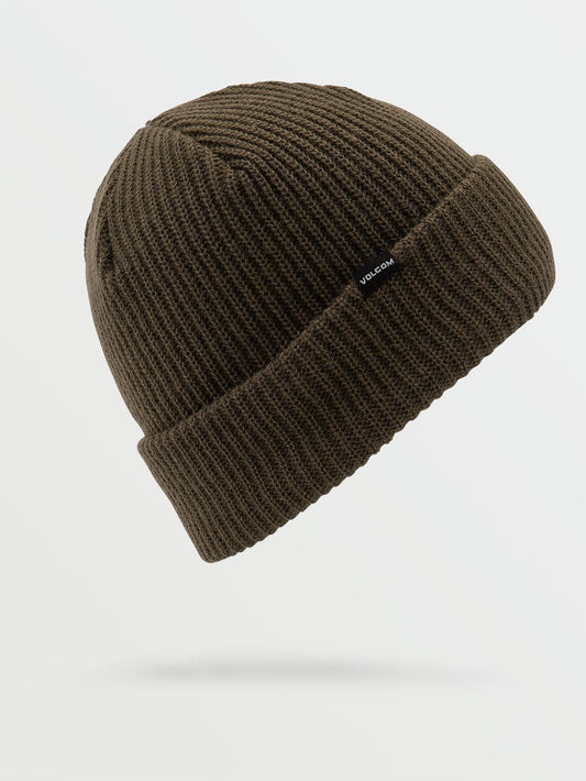 Beanie mit gefütterter Schleife – Schwarz