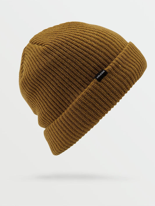 Beanie mit gefütterter Schleife - Gebranntes Khaki
