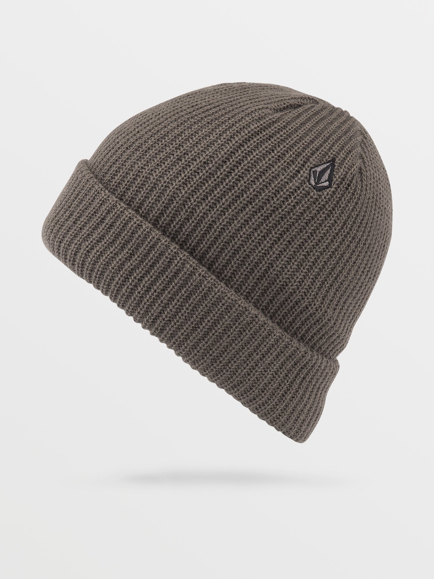 Beanie mit gefütterter Schleife - DUNKLES TEAK