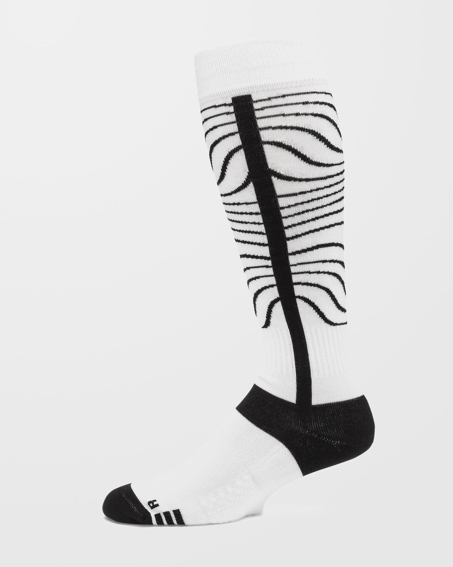 Schwere Over-The-Calf-Socken - Schwarz