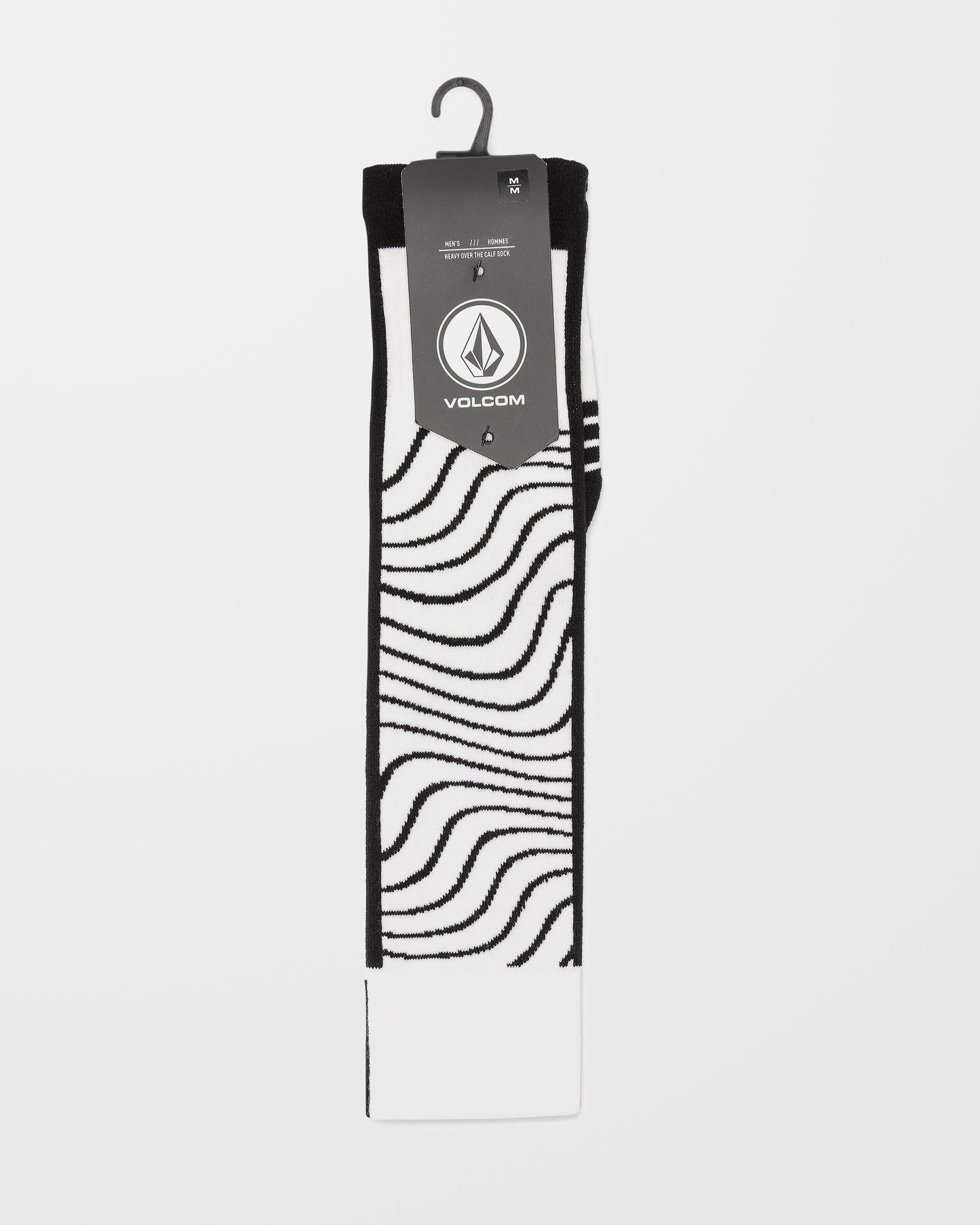 Schwere Over-The-Calf-Socken - Schwarz