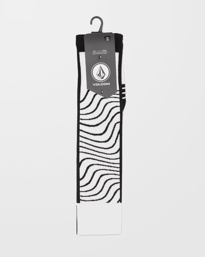 Schwere Over-The-Calf-Socken - Schwarz