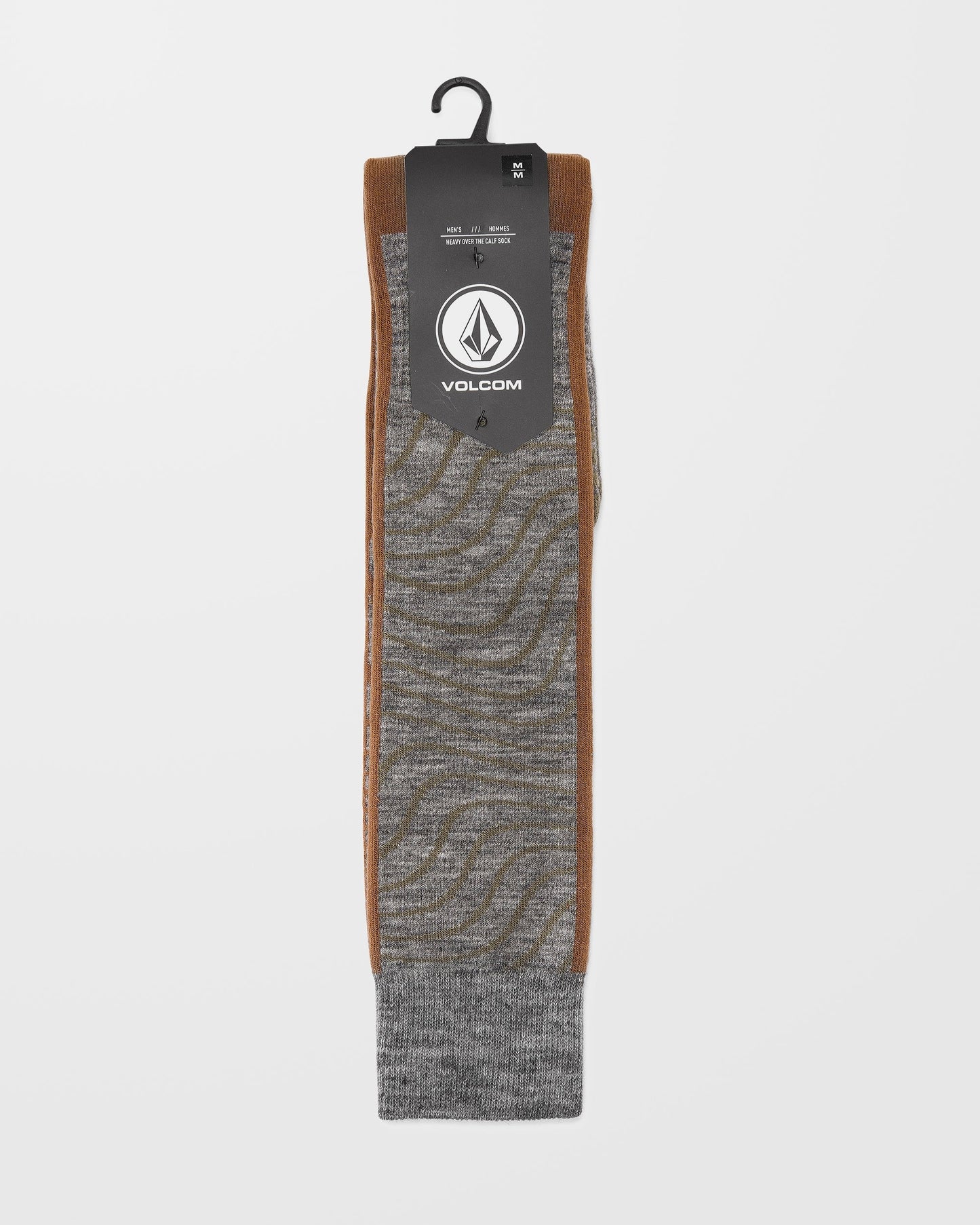 Schwere Over-The-Calf-Socken - Heather Grey
