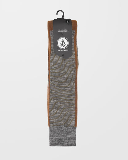 Schwere Over-The-Calf-Socken - Heather Grey