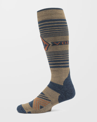 Horizon Over-the-Counter-Socken aus Wollmischung - Kastanienbraun