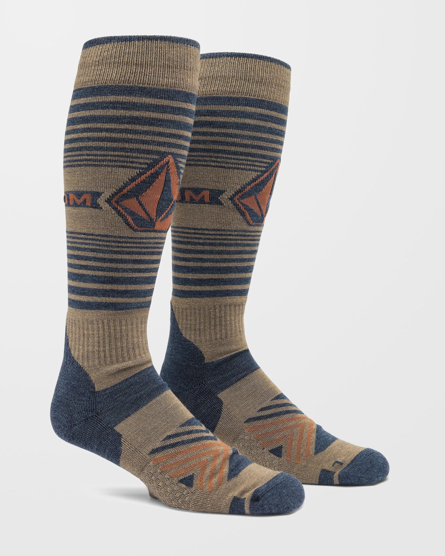 Horizon Over-the-Counter-Socken aus Wollmischung - Kastanienbraun