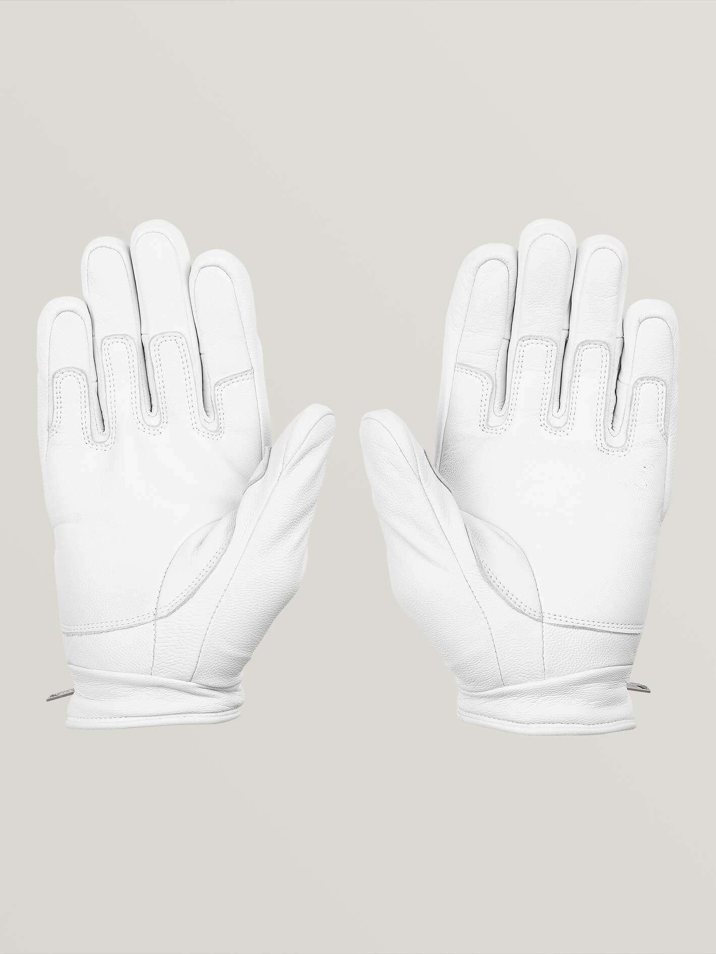 Crail Leather Gloves - WHITE