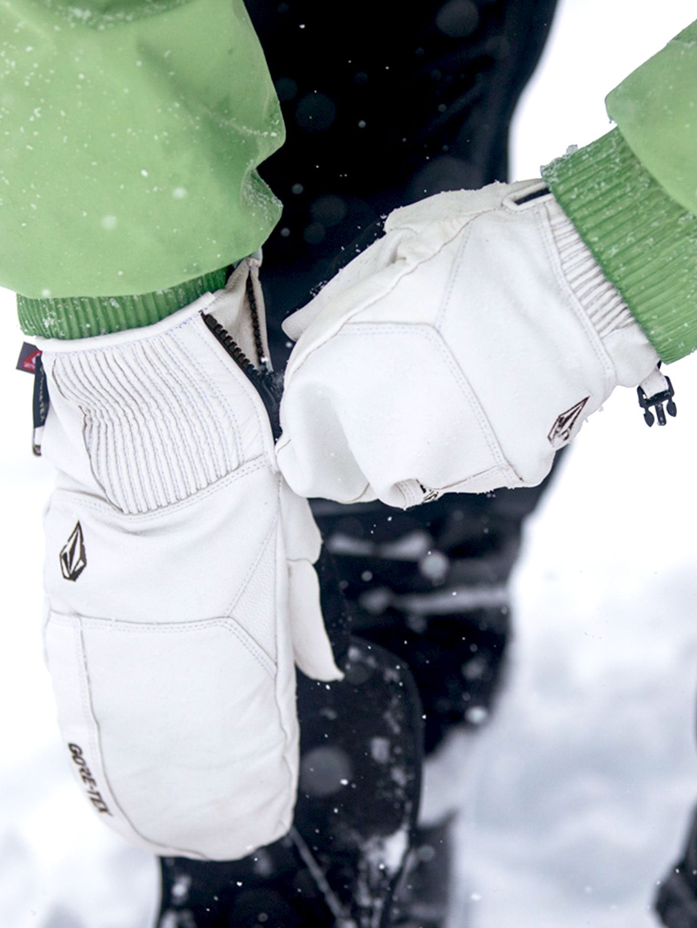 Gore-Tex Service Fäustlinge - WEISS
