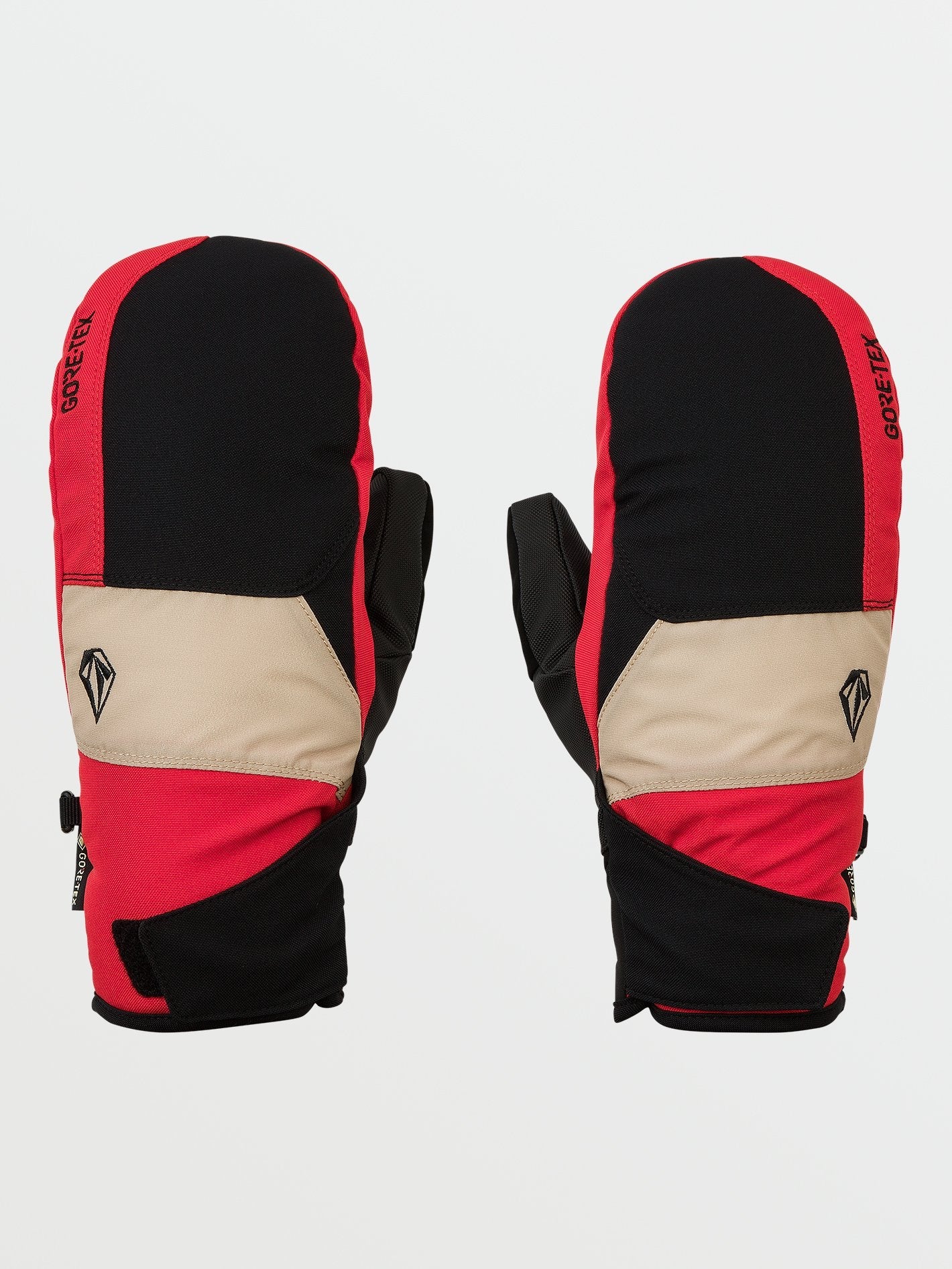 Stay Dry Gore-Tex Mittens - RED
