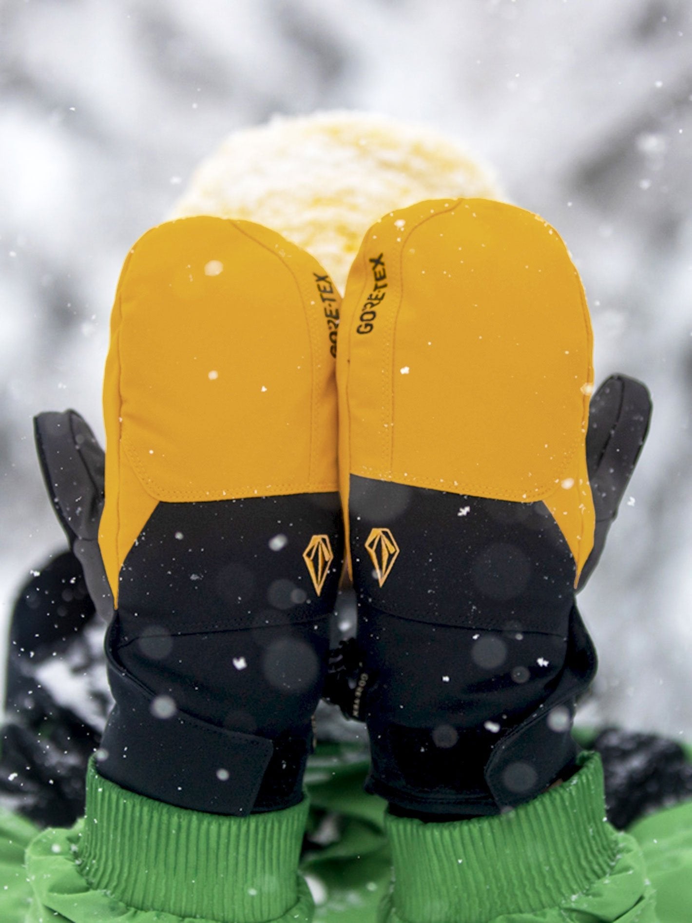 Stay Dry Gore-Tex Mittens - RESIN GOLD