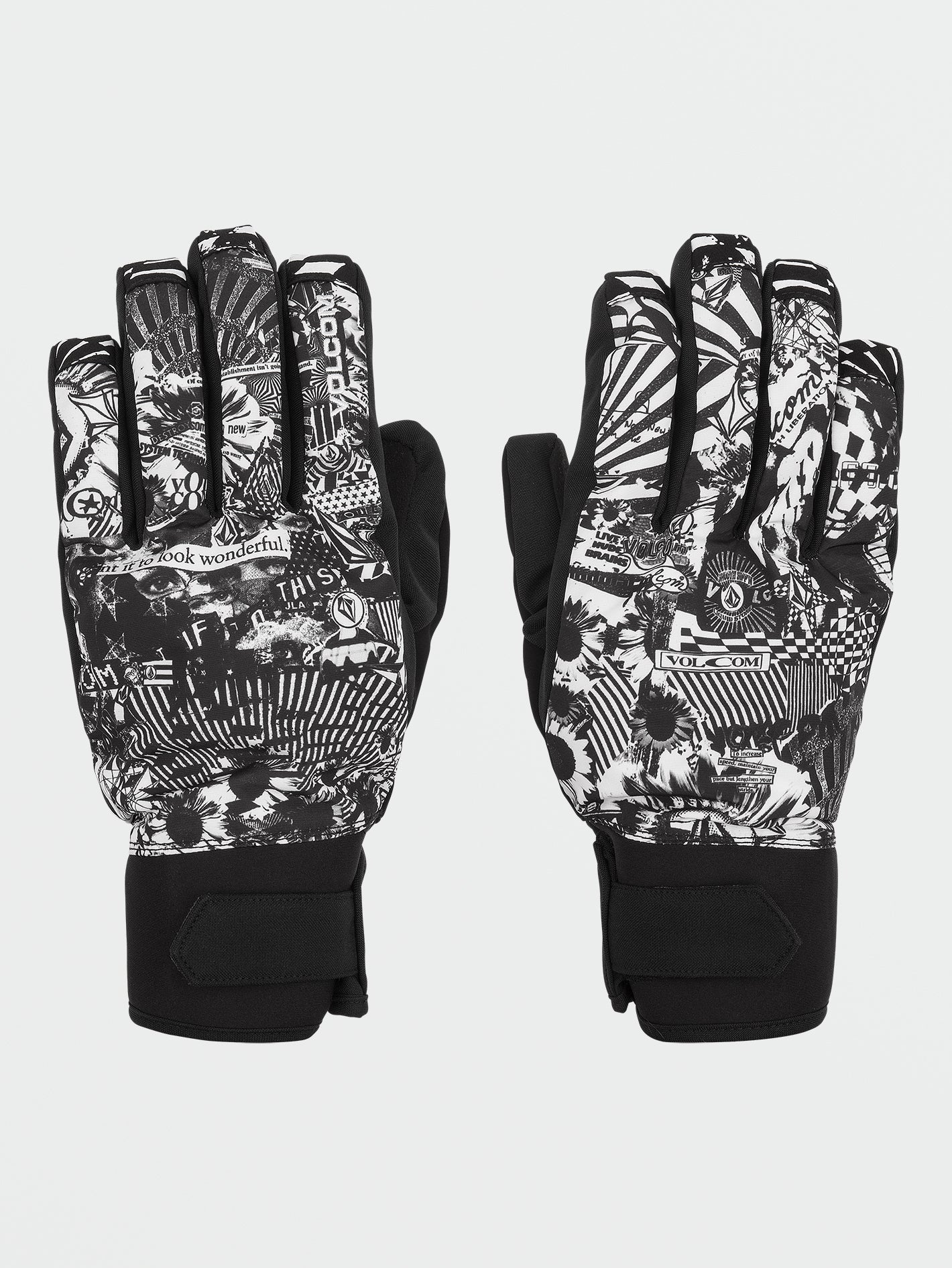 V.Co Nyle Handschuhe - Schwarz Weiß