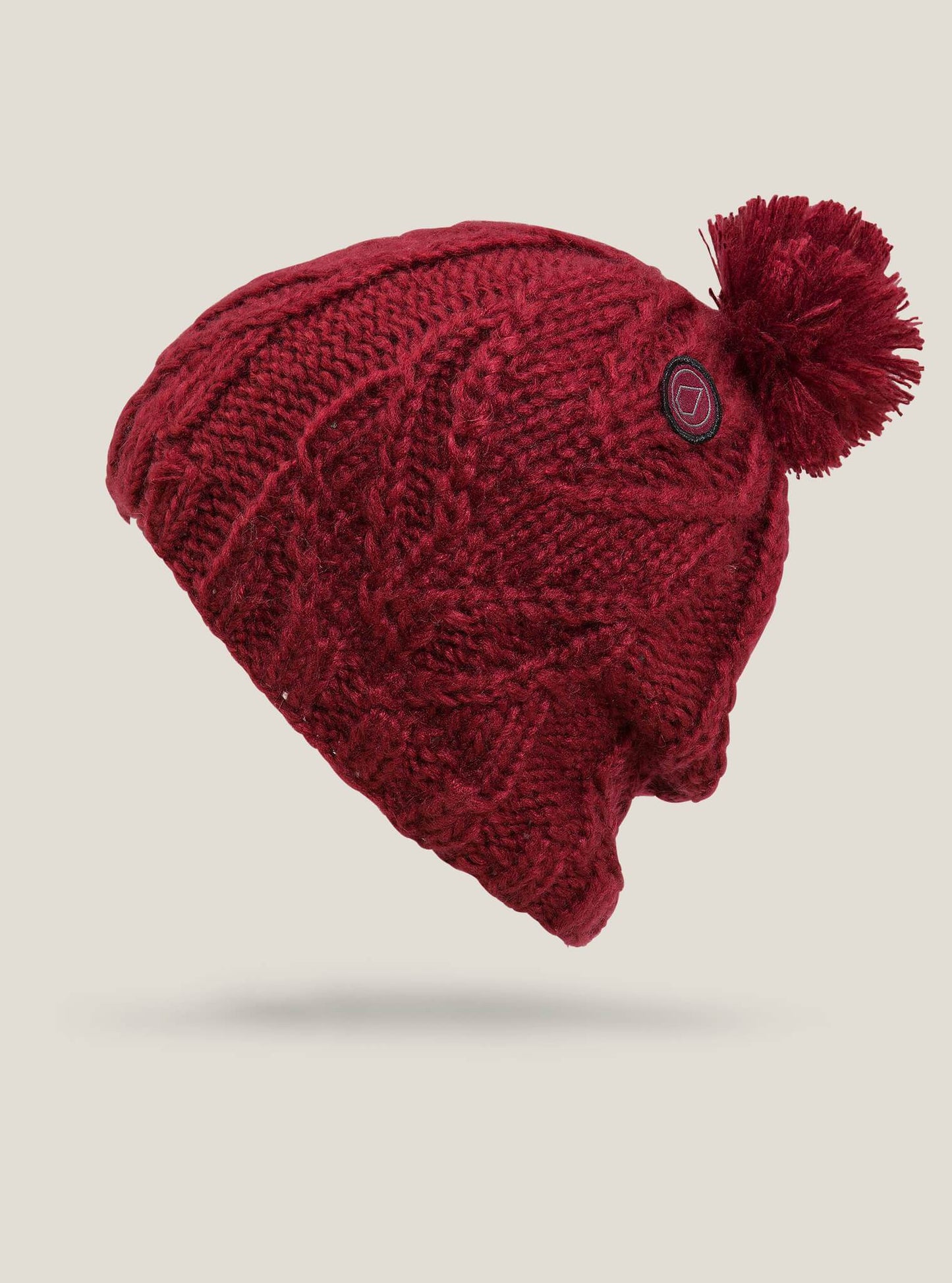 Leaf Bonnet - Deep Red