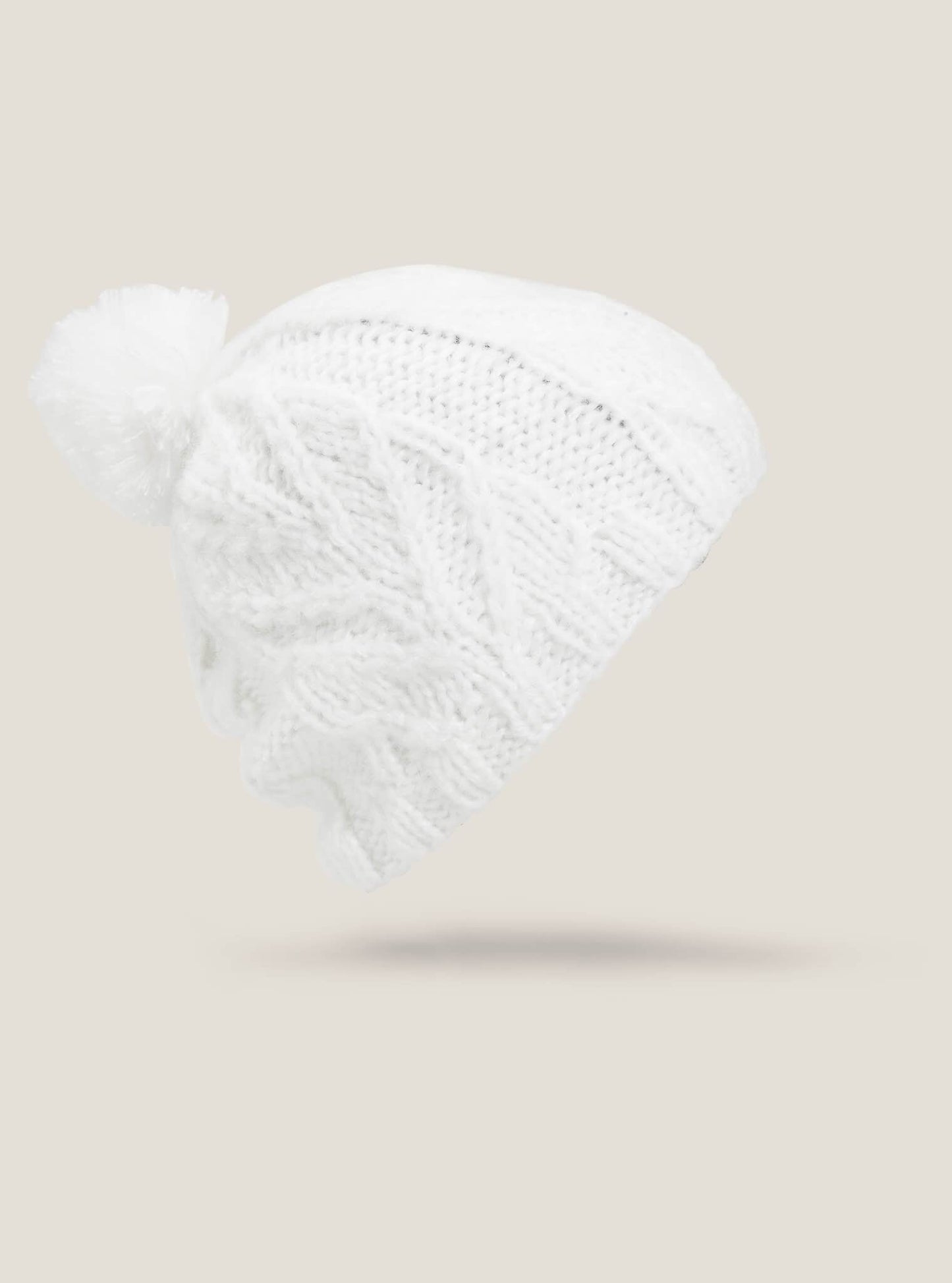 Bonnet Leaf - White