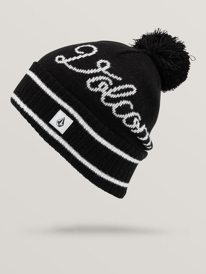Script Beanie - BLACK