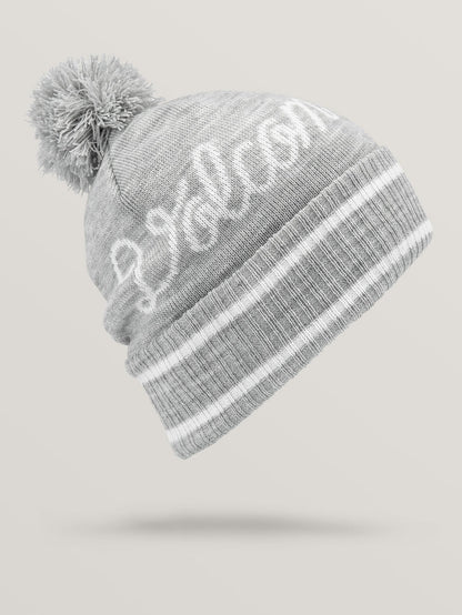 Script Beanie - Heather Grey