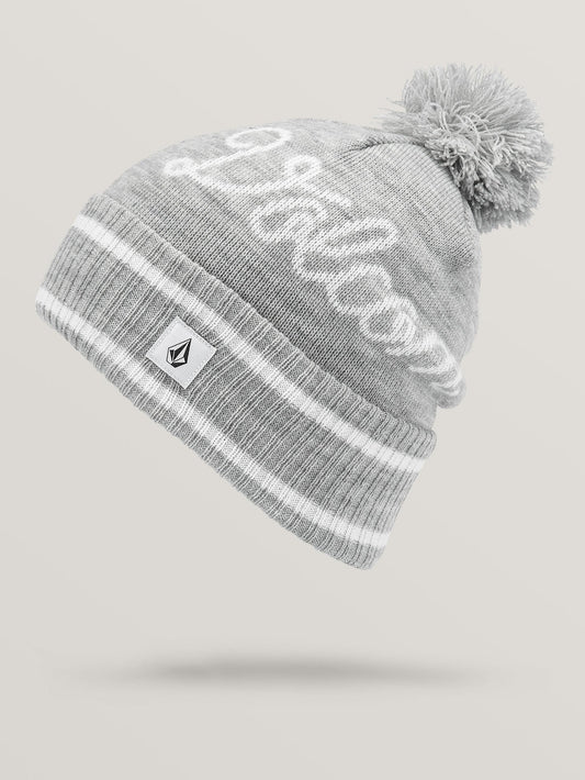 Beanie mit Schriftzug - Heather Grey