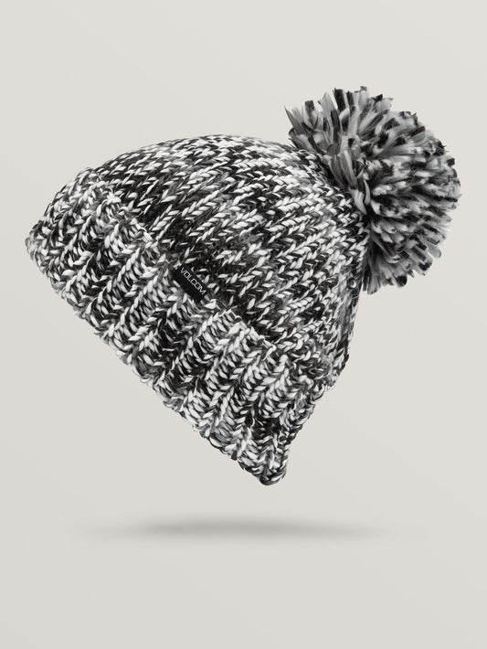 Chevron Beanie - GRAU MELIERT