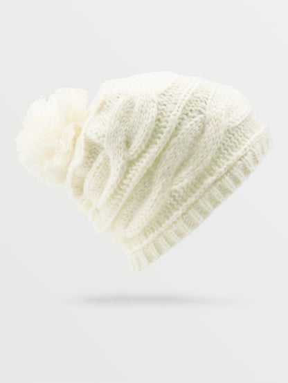 Leaf Beanie - Weiß